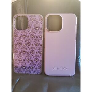 OtterBox Set of 2 Cases- 1 Disney Haunted Mansion & 1 Purple- IPhone 15 Pro Max